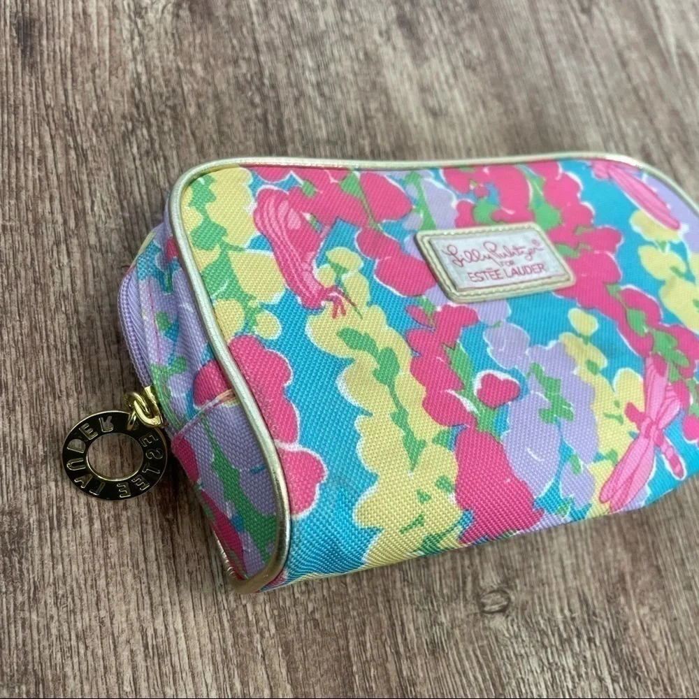 Lilly Pulitzer For Estee Lauder Floral Makeup Bag